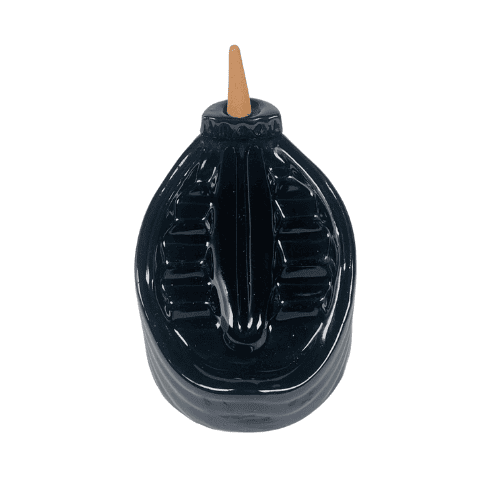 Autel Céramique Black Flow Encens Coneder - 10x10cm